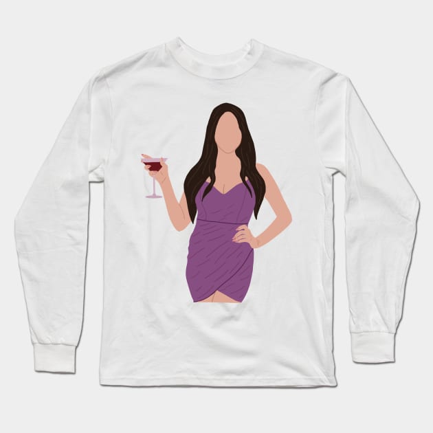 Madisynn Long Sleeve T-Shirt by CalliesArt